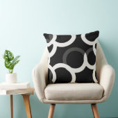 無限円（黒/白）|装飾用クッション クッション (椅子)