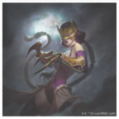 無限危機ガスライトキャットウーマンイラストレーション シール (正面)