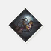 無限危機ガスライトキャットウーマンイラストレーション スタンダードカクテルナプキン (角)