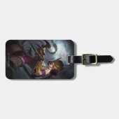 無限危機ガスライトキャットウーマンイラストレーション ラゲッジタグ (正面横)