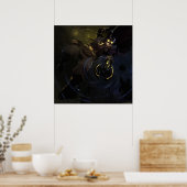 無限危機ガスライトバットマンイラストレーション ポスター (キッチン)