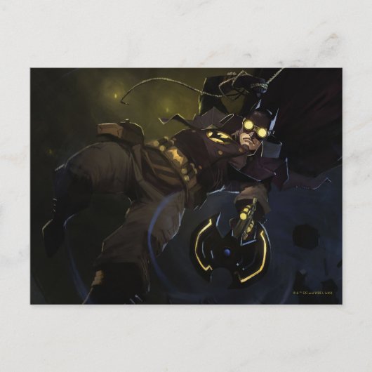 無限危機ガスライトバットマンイラストレーション ポストカード (正面)