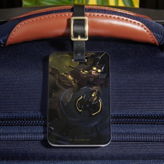 無限危機ガスライトバットマンイラストレーション ラゲッジタグ (正面インサイチュ2)