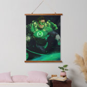 無限危機グリーンランタンイラストレーション 吊り下げ型タペストリー (寝室)