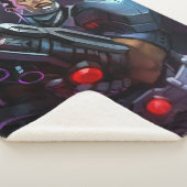 無限危機サイボーグイラストレーション シェルパブランケット (3/4)