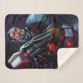 無限危機サイボーグイラストレーション シェルパブランケット (正面(横))