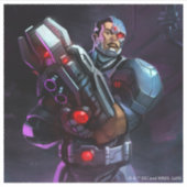 無限危機サイボーグイラストレーション シール (正面)