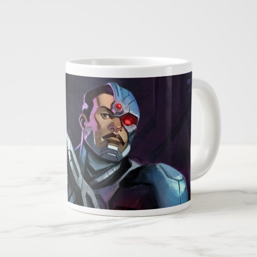 無限危機サイボーグイラストレーション ジャンボコーヒーマグカップ (正面右)