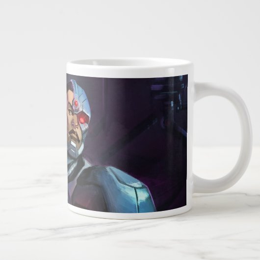 無限危機サイボーグイラストレーション ジャンボコーヒーマグカップ (右)