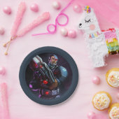 無限危機サイボーグイラストレーション ペーパープレート (パーティー)