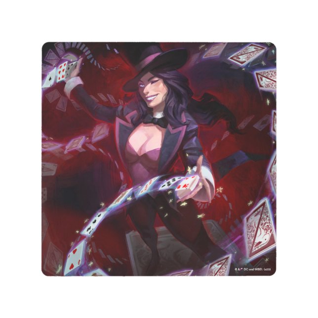 無限危機ザタンナイラストレーション メタルプリント (正面)