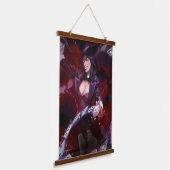 無限危機ザタンナイラストレーション 吊り下げ型タペストリー (傾斜あり)