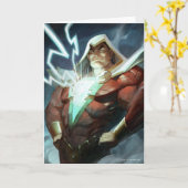 無限危機シャザムイラストレーション カード (黄色い花)