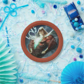 無限危機シャザムイラストレーション ペーパープレート (パーティー)