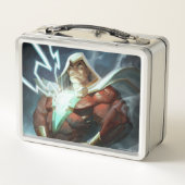 無限危機シャザムイラストレーション メタルランチボックス (裏面)