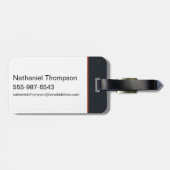 無限危機シャザムイラストレーション ラゲッジタグ (裏面横)