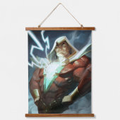 無限危機シャザムイラストレーション 吊り下げ型タペストリー (正面)