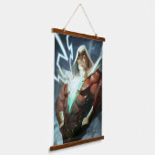 無限危機シャザムイラストレーション 吊り下げ型タペストリー (傾斜あり)