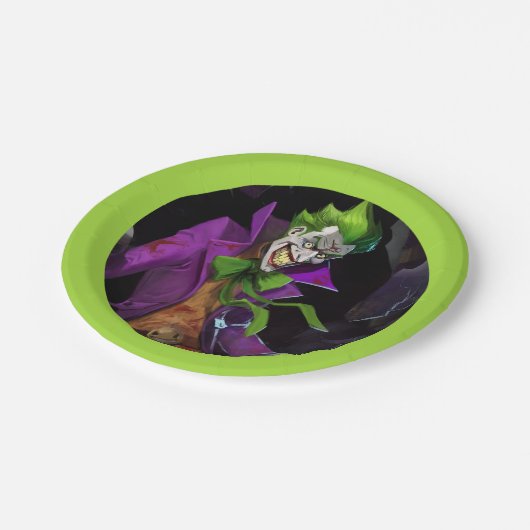 無限危機ジョーカーイラストレーション ペーパープレート (アングル)