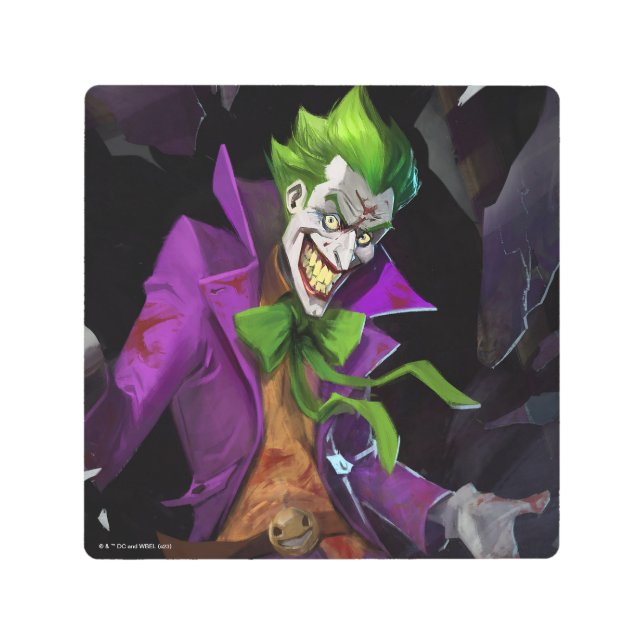 無限危機ジョーカーイラストレーション メタルプリント (正面)