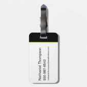 無限危機ジョーカーイラストレーション ラゲッジタグ (裏面縦)