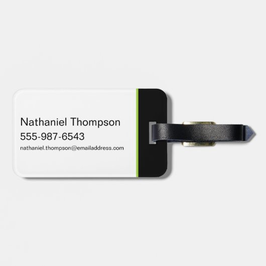 無限危機ジョーカーイラストレーション ラゲッジタグ (裏面横)