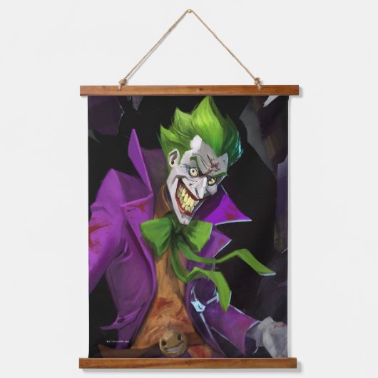 無限危機ジョーカーイラストレーション 吊り下げ型タペストリー (正面)
