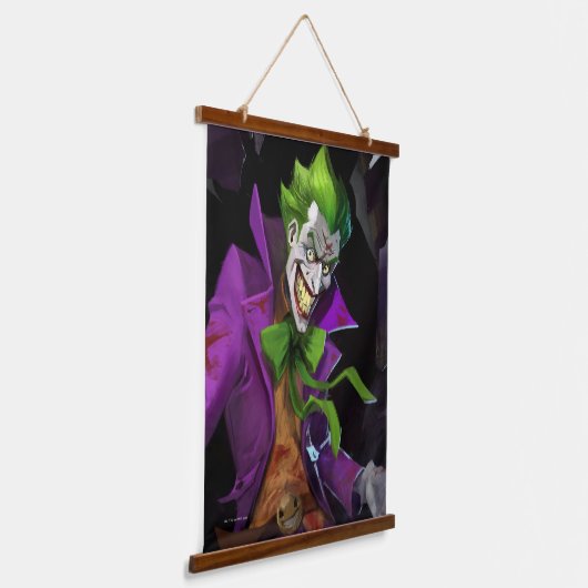 無限危機ジョーカーイラストレーション 吊り下げ型タペストリー (傾斜あり)
