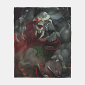 無限危機ドゥームズデイイラストレーション フリースブランケット (正面)