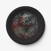 無限危機ドゥームズデイイラストレーション ペーパープレート (正面)