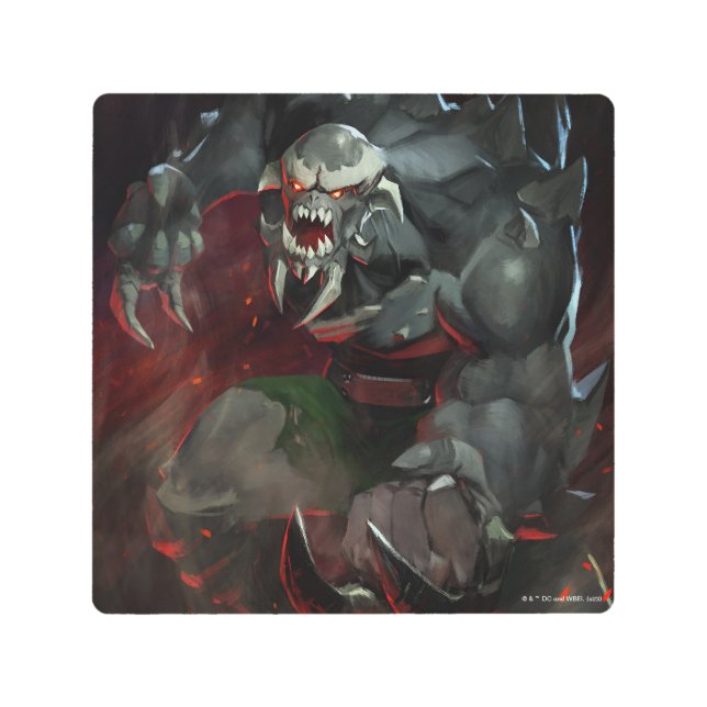 無限危機ドゥームズデイイラストレーション メタルプリント (正面)