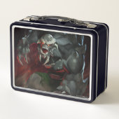 無限危機ドゥームズデイイラストレーション メタルランチボックス (裏面)