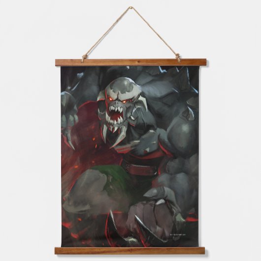 無限危機ドゥームズデイイラストレーション 吊り下げ型タペストリー (正面)