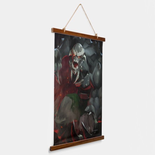 無限危機ドゥームズデイイラストレーション 吊り下げ型タペストリー (傾斜あり)