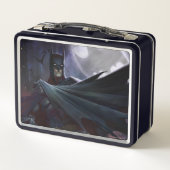 無限危機バットマンイラストレーション メタルランチボックス (裏面)