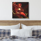 無限危機フラッシュイラストレーション キャンバスプリント (インサイチュ (寝室))