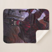 無限危機ヴァンパイアバットマンイラストレーション シェルパブランケット (正面(横))