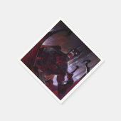 無限危機ヴァンパイアバットマンイラストレーション スタンダードカクテルナプキン (角)