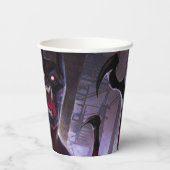 無限危機ヴァンパイアバットマンイラストレーション 紙コップ (裏面)