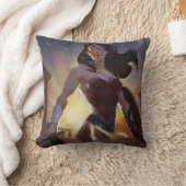 無限危機疑問に思女イラストレーション クッション (ブランケット)