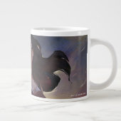 無限危機疑問に思女イラストレーション ジャンボコーヒーマグカップ (右)