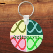 無限大と超過 キーホルダー (正面)