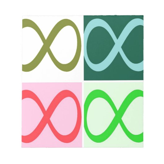 無限大と超過 ノートパッド (正面)