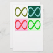 無限大と超過 便箋 (正面/裏面)