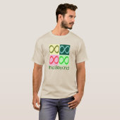無限大と超過 Tシャツ (正面フル)