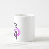 無限大と黒と白 コーヒーマグカップ (中央)