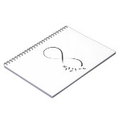 無限大のツバメ記号 ノートブック (左側)