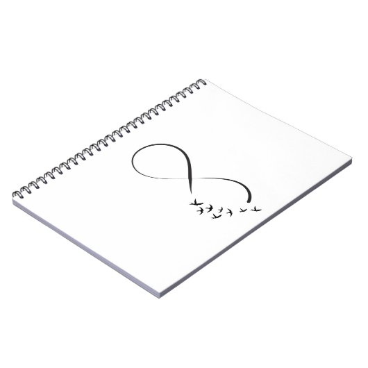 無限大のツバメ記号 ノートブック (左側)