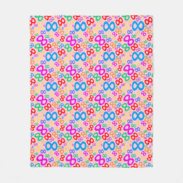 無限大の倍数 フリースブランケット