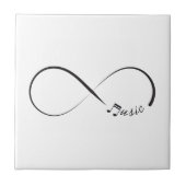 無限大の音楽記号 タイル (正面)